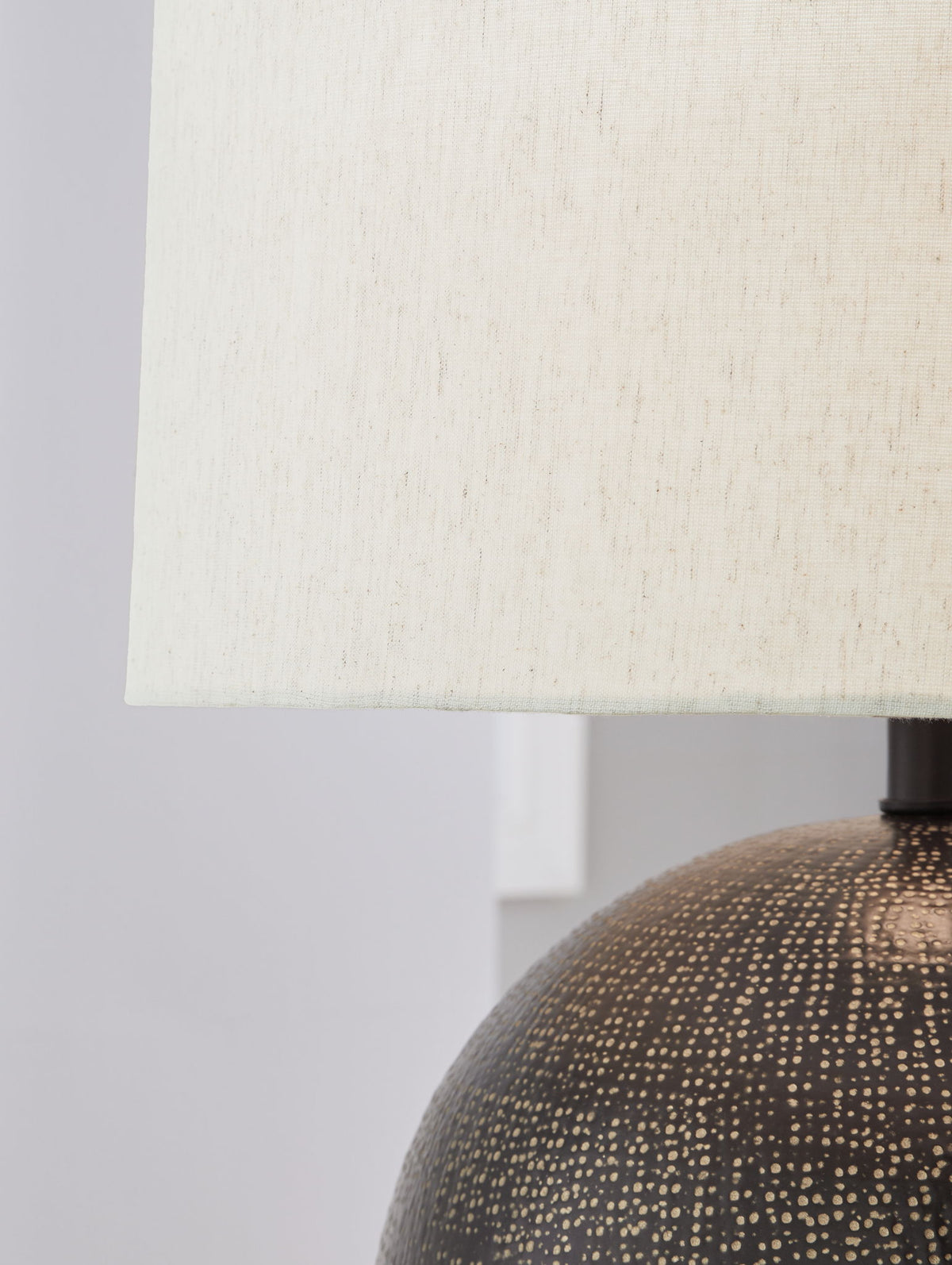 Hambell - Metal Table Lamp - Black / Gold Finish by Ashley – view 3