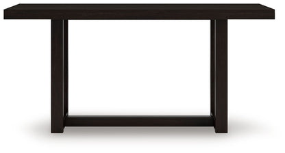 Neymorton - Rectangular Dining Room Counter Table - Dark Grayish Brown by Ashley – view 2