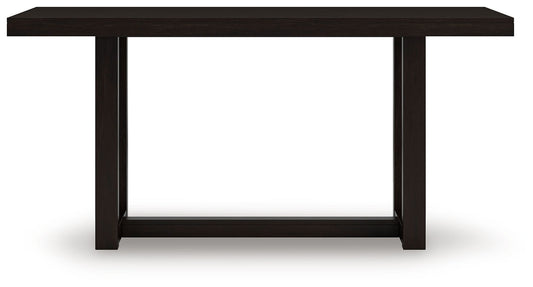 Neymorton - Rectangular Dining Room Counter Table - Dark Grayish Brown by Ashley – view 2