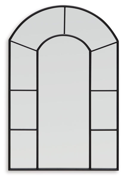 Evengton - Accent Mirror - Black by Ashley – view 3