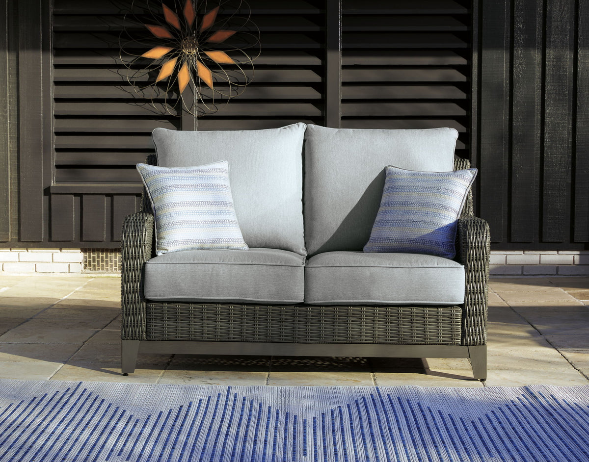 Elite Park - Loveseat With Cushion - Gray by Ashley – view 3