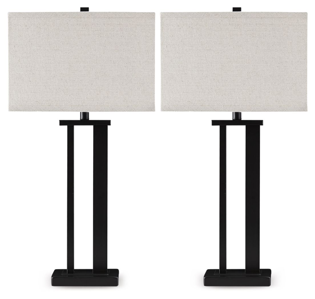 Aniela - Metal Table Lamp Set by Ashley – view 2
