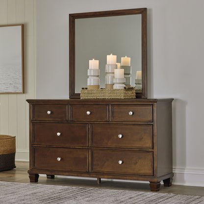Danabrin - Dresser And Mirror - Brown by Ashley – view 4