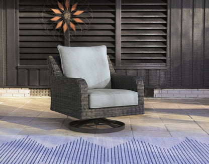 Elite Park - Swivel Lounge With Cushion - Gray by Ashley – view 4