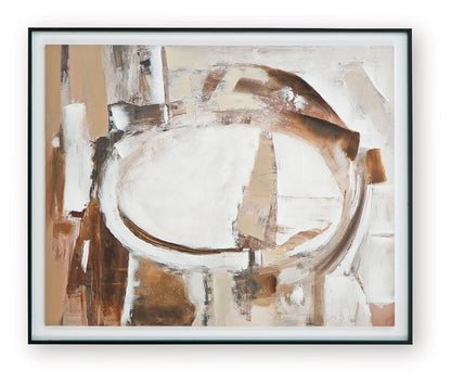 Bradlow - Wall Art - Brown / White / Black by Ashley – view 3