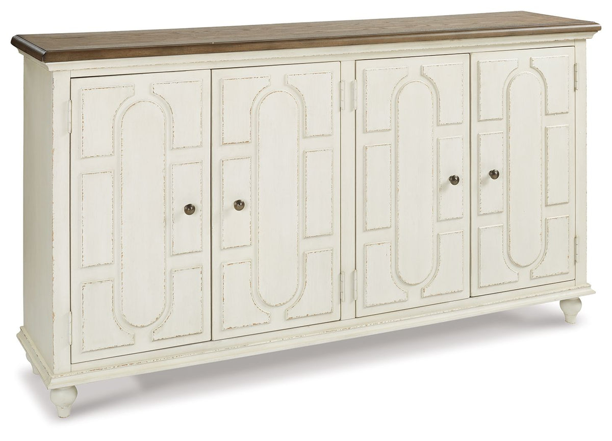 Roranville - Accent Cabinet - Antique White by Ashley – Accent Cabinets