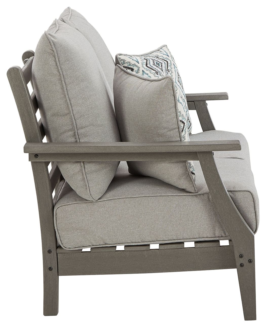 Visola - Loveseat With Cushion - Gray by Ashley – view 4