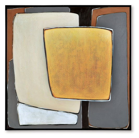 Actman - Wall Art - Cream / Brown / Gray by Ashley – Canvas Art