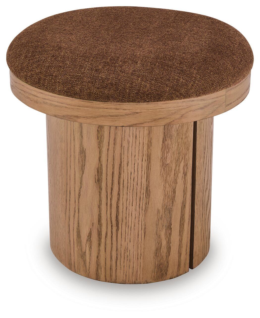 Lewisen - Accent Ottoman - Clay by Ashley – view 3