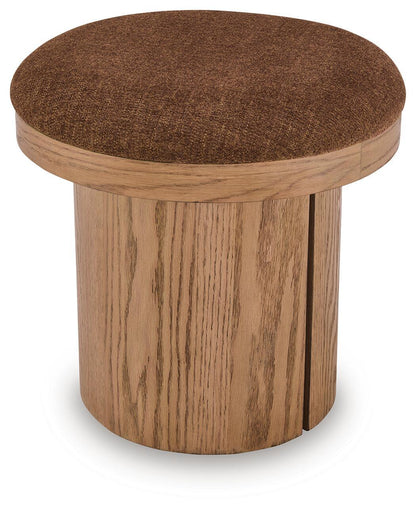 Lewisen - Accent Ottoman - Clay by Ashley – view 3