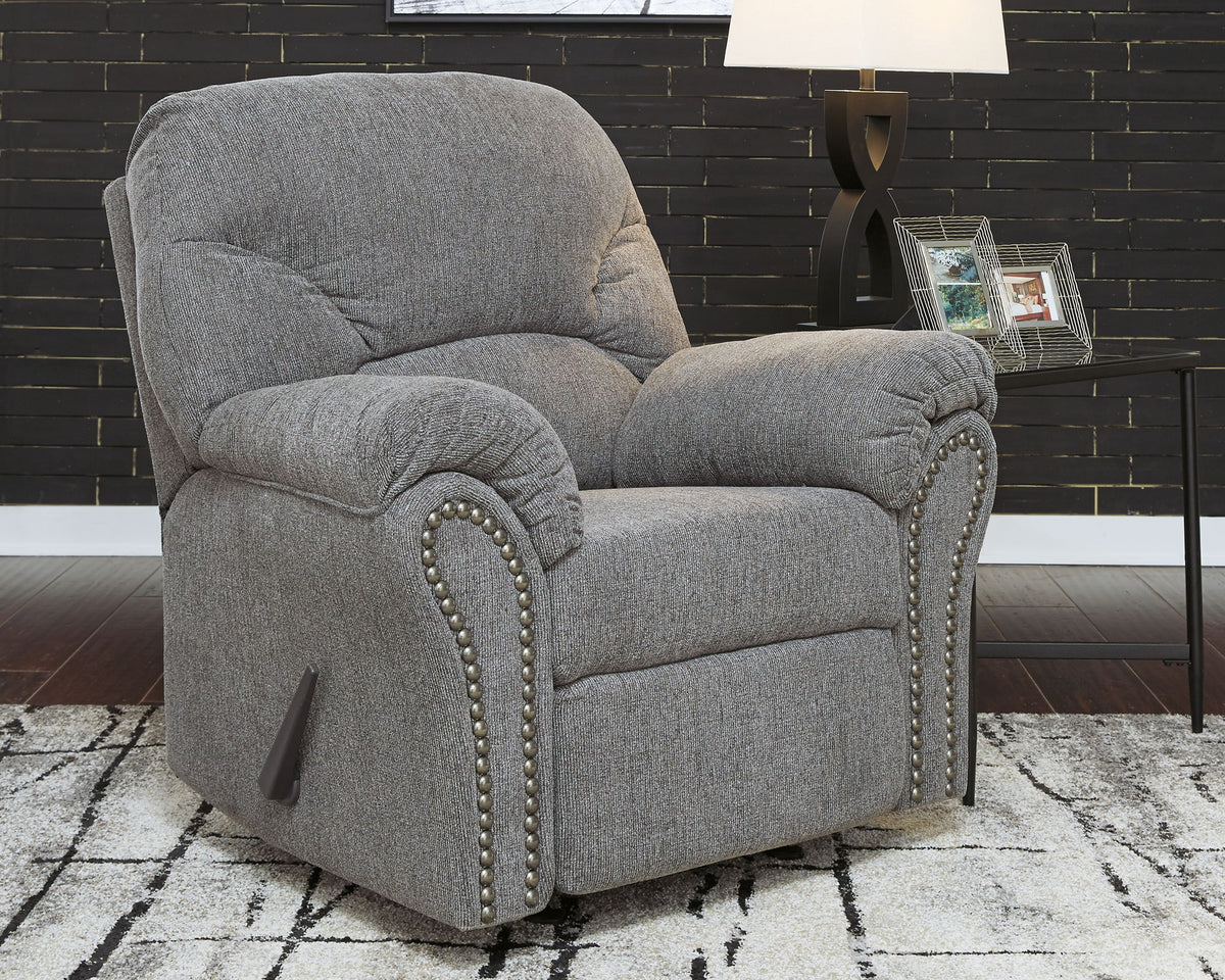 Allmaxx - Rocker Recliner - Pewter – view 3