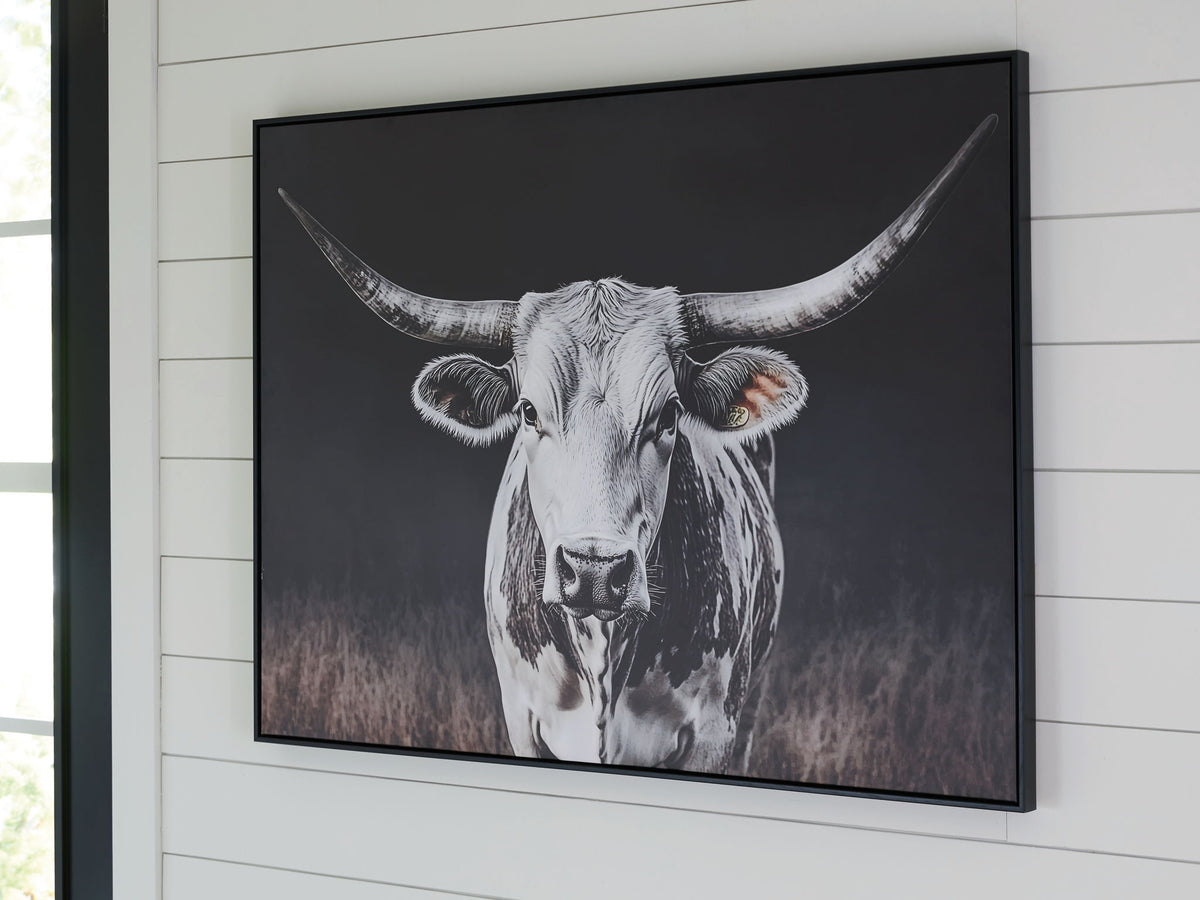 Harlandale - Wall Art - Black / White / Brown by Ashley – view 3