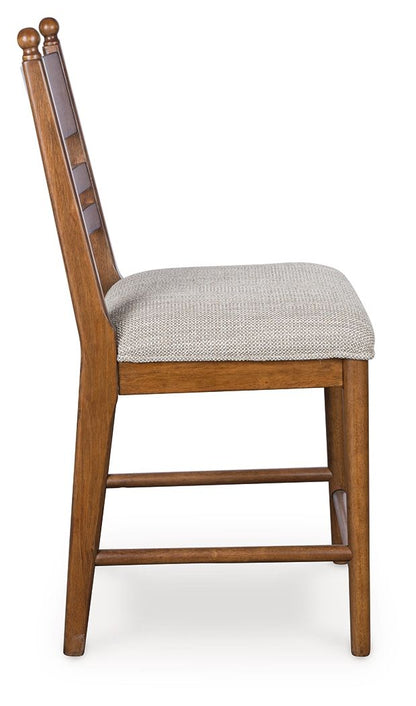 Greddinton - Upholstered Barstool (Set of 2) by Ashley – view 5