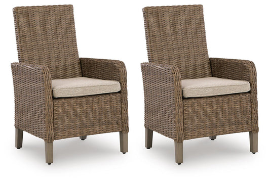 Laguna Heights - Arm Chair With Cushion (Set of 2) - Beige by Ashley – Chair Sets