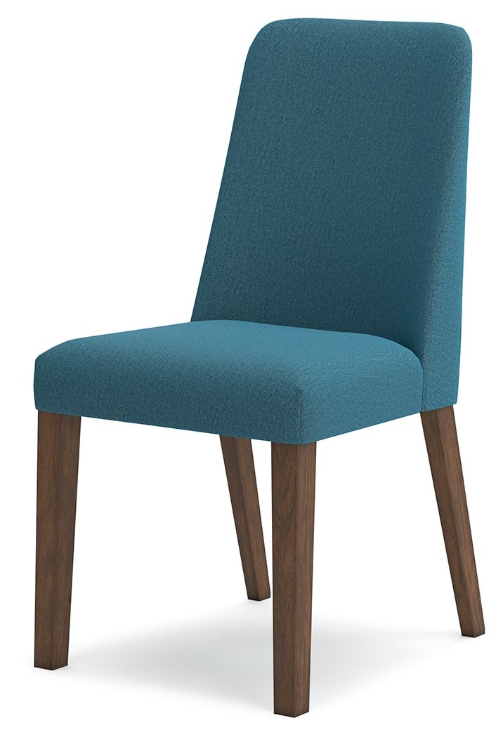 Lyncott - Dining Uph Side Chair (Set of 2) - Blue / Brown by Ashley – view 4