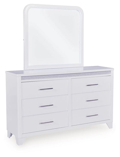 Jarlee - Dresser And Mirror - White by Ashley – Dresser & Mirror