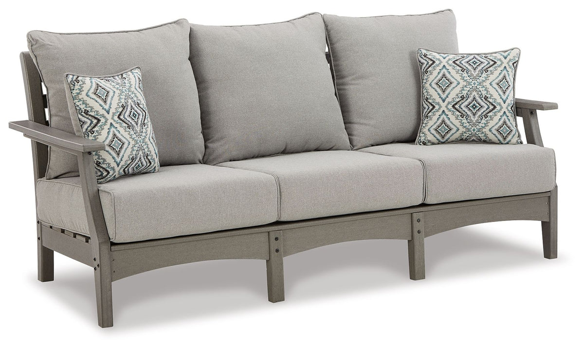 Visola - Sofa with Cushion - Gray by Ashley – Sofas