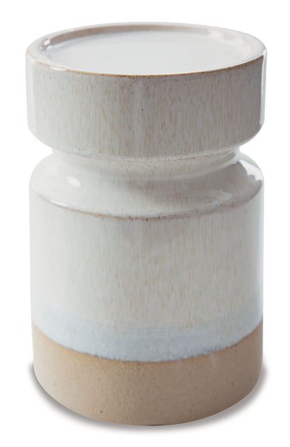 Hurston - Candle Holder Set (Set of 3) - Ivory / Brown by Ashley – view 4