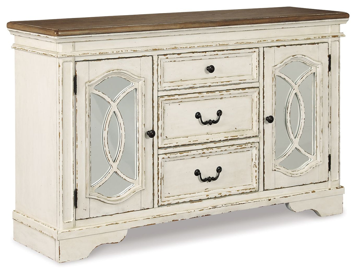 Realyn - Dining Room Server - Chipped White by Ashley – Servers