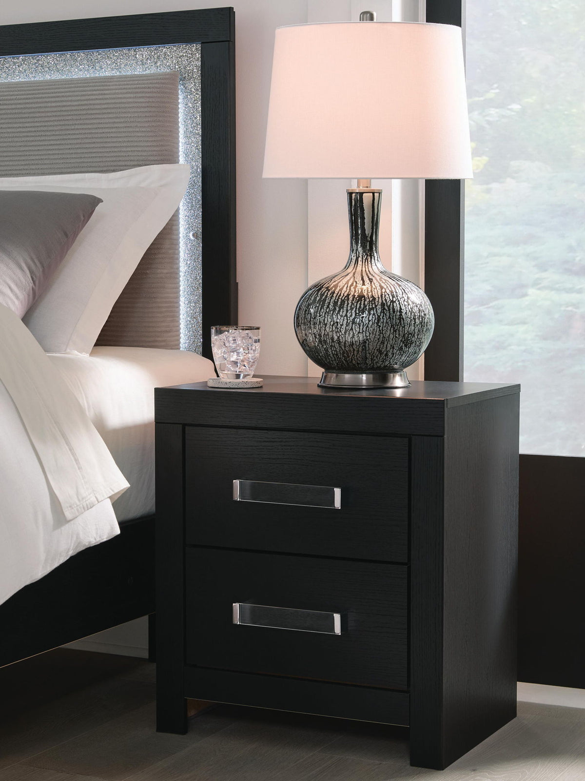 Maeling - Two Drawer Night Stand by Ashley – view 6