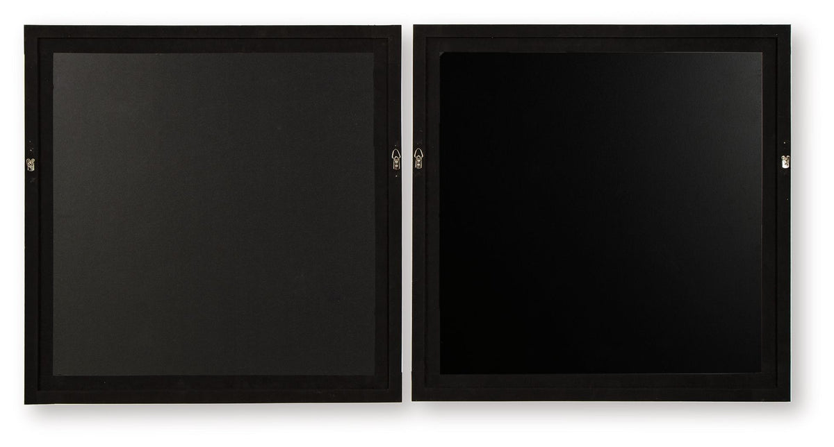 Winbrook - Wall Art Set (Set of 2) - Gray / Tan / Gold Finish by Ashley – view 2