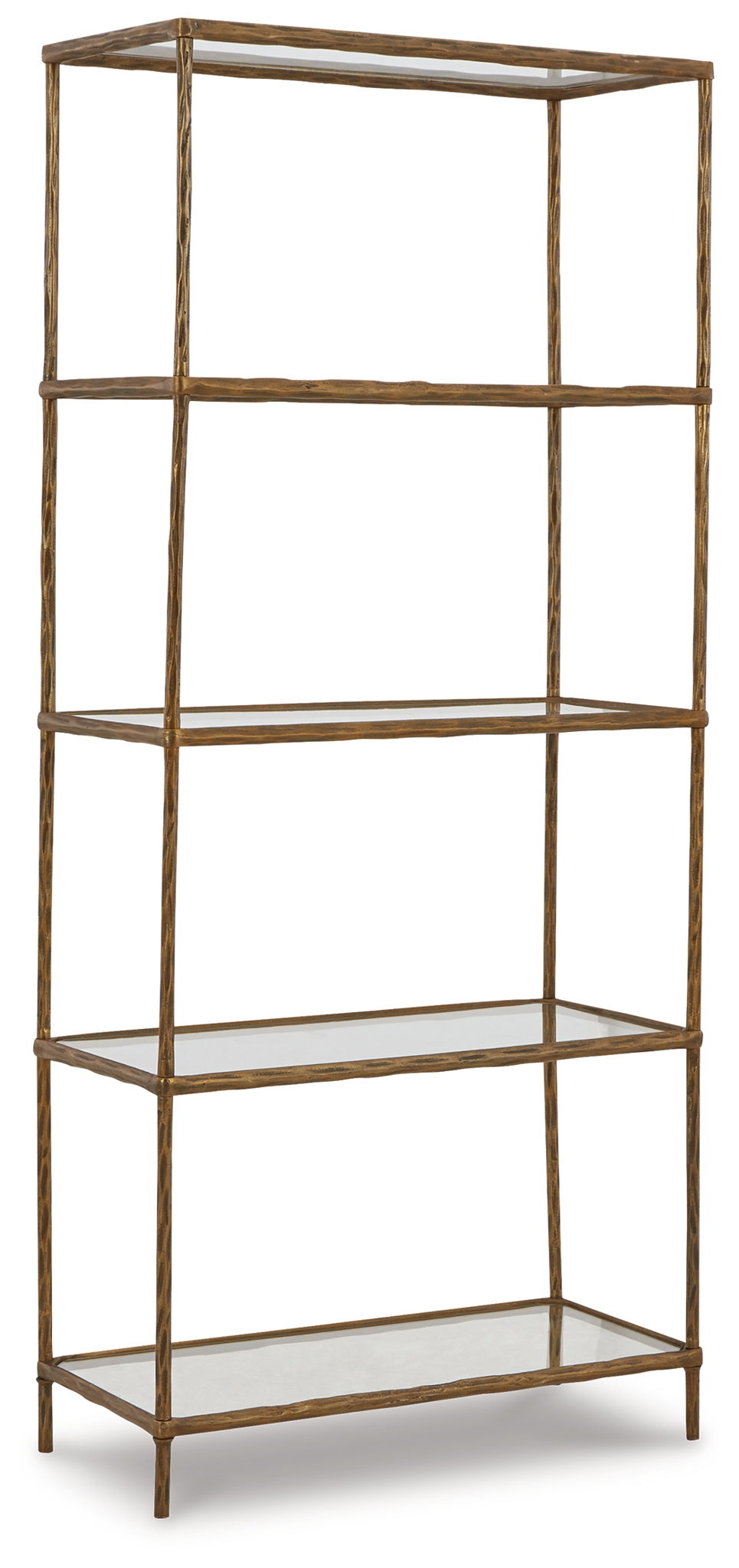 Ryandale - Bookcase - Antique Brass Finish by Ashley – Etageres
