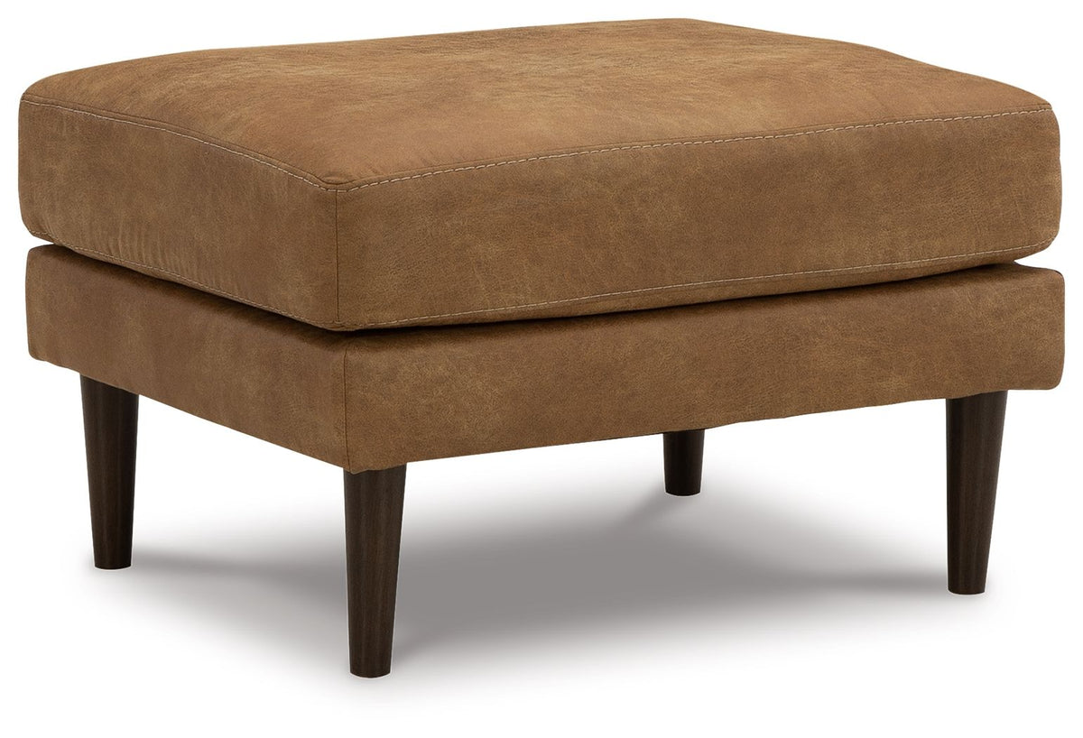 Telora - Ottoman - Caramel by Ashley – Upholstered Ottomans