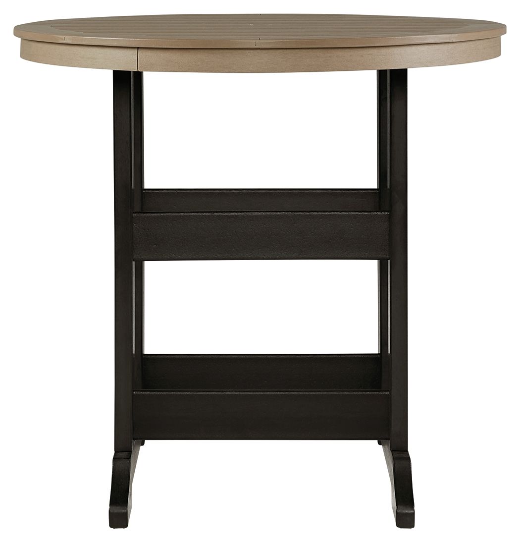 Fairen Trail - 5 Pc. - Dining Set with 4 Chairs - Black / Driftwood by Ashley – view 4