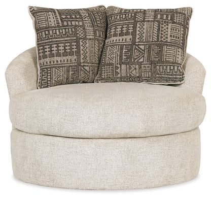 Soletren - Swivel Accent Chair - Stone by Ashley – view 4