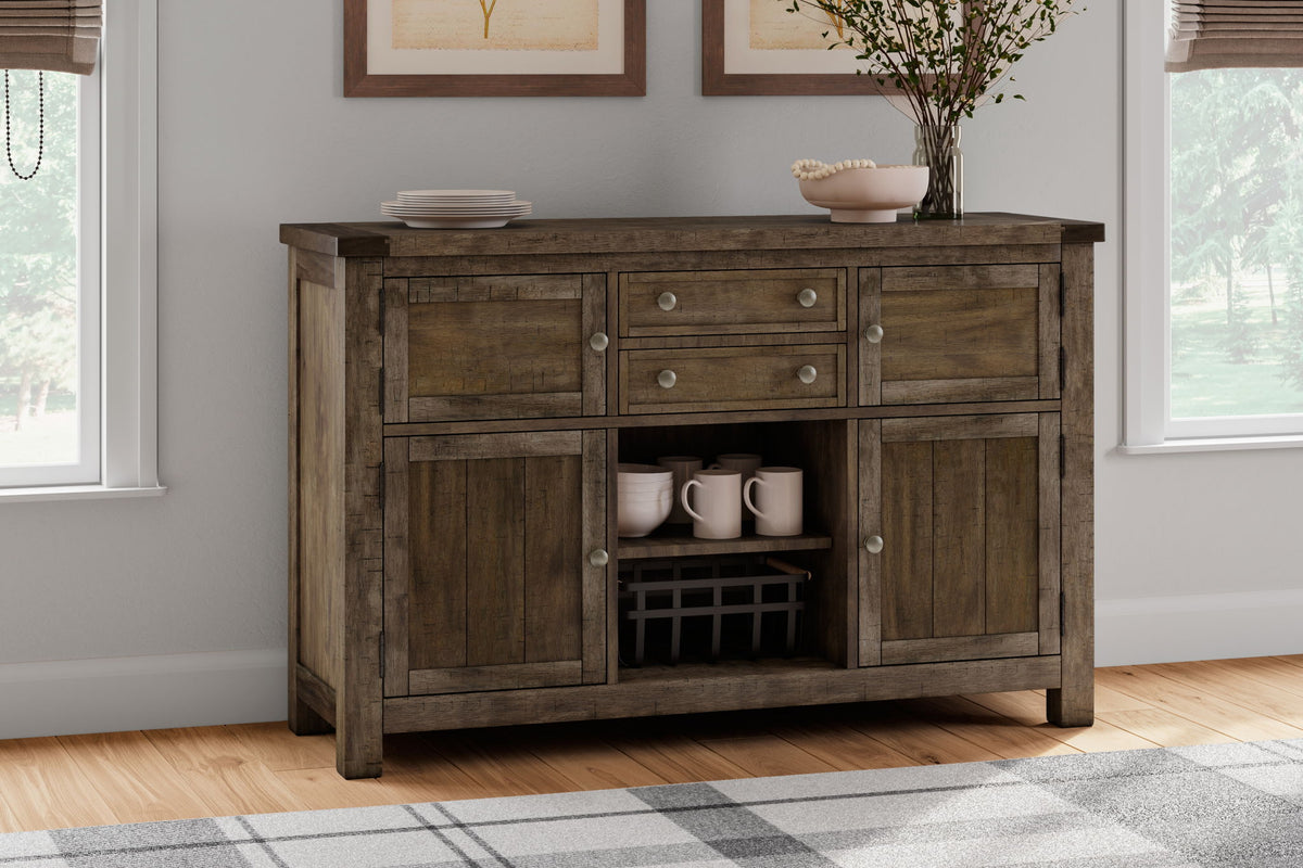 Moriville - Dining Room Server - Grayish Brown