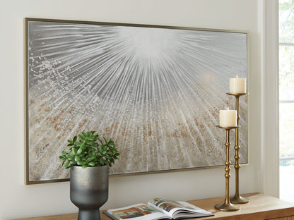 Waldard - Wall Art - Gray / Taupe / White by Ashley – view 4