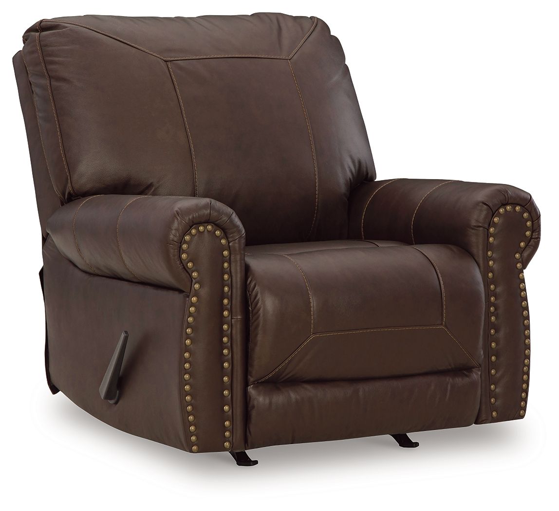 Colleton - Rocker Recliner - Dark Brown by Ashley – Rocker Chairs