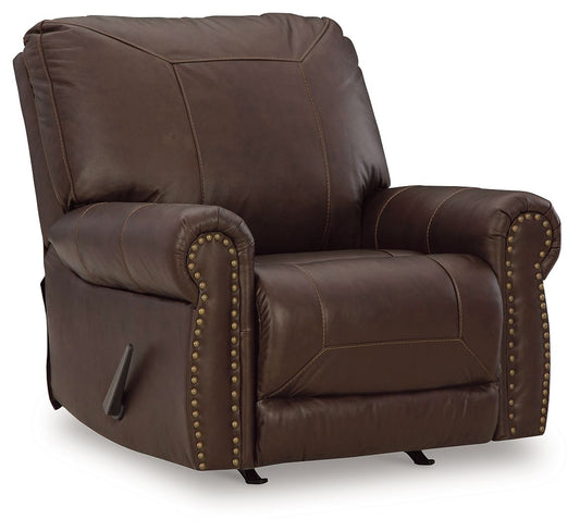Colleton - Rocker Recliner - Dark Brown by Ashley – Rocker Chairs
