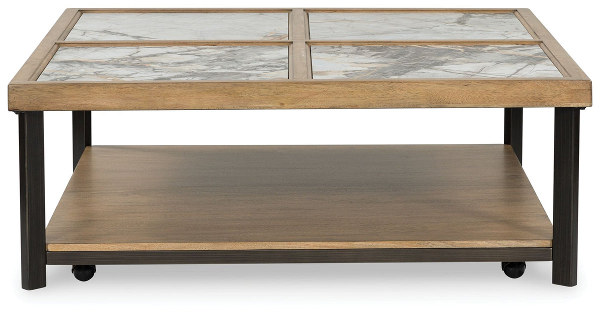Montia - Square Cocktail Table - Multi by Ashley – view 4