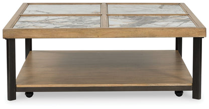 Montia - Square Cocktail Table - Multi by Ashley – view 4