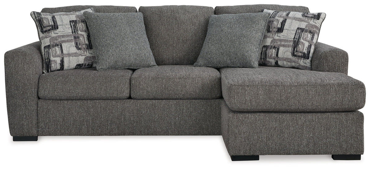 Gardiner - Sofa Chaise - Pewter by Ashley – Stationary Sofas