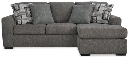 Gardiner - Sofa Chaise - Pewter by Ashley – Stationary Sofas
