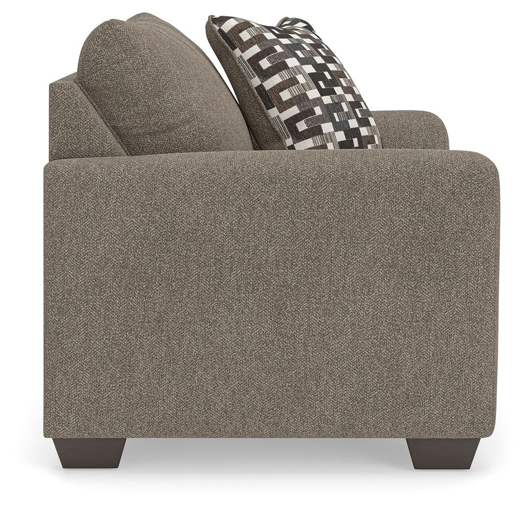 Triston-Peaks - Chair And A Half - Suede – view 4