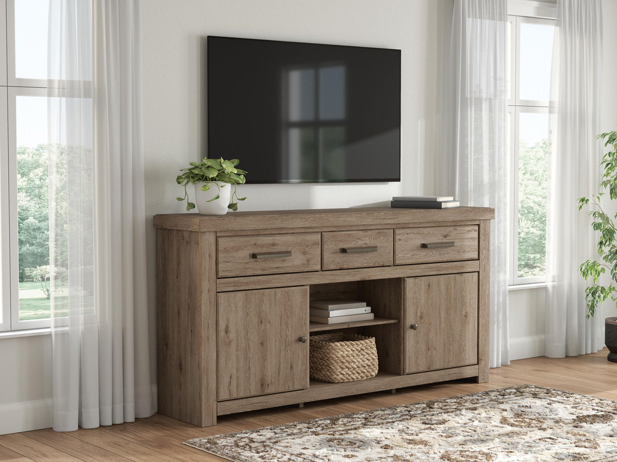 Garistyn - TV Stand With Fireplace Option – view 21
