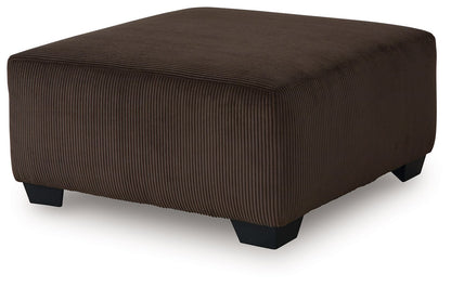 Kimlee - Oversized Accent Ottoman - Chocolate by Ashley – Accent Ottomans