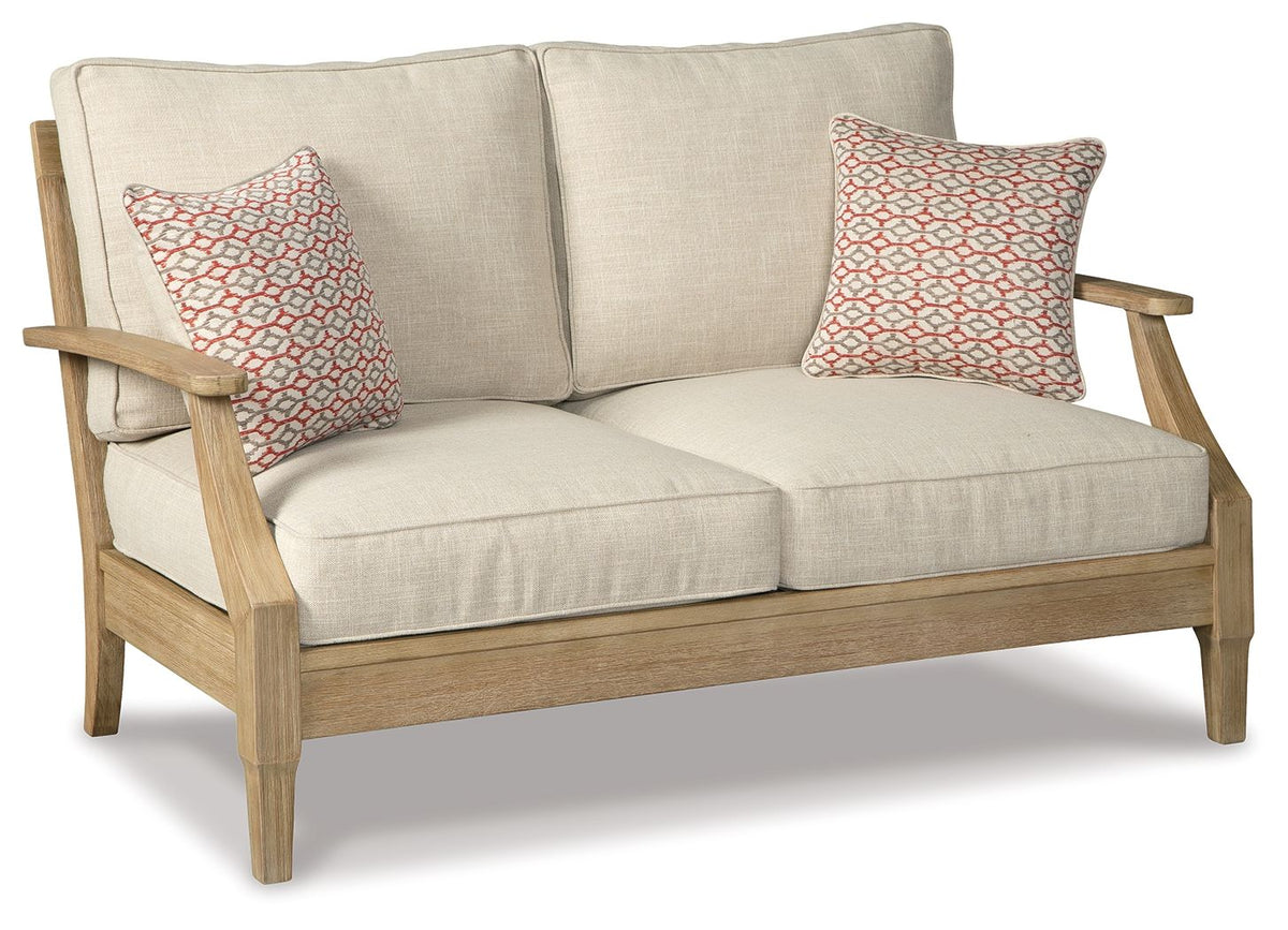 Clare View - Loveseat w/Cushion - Beige by Ashley – Loveseats