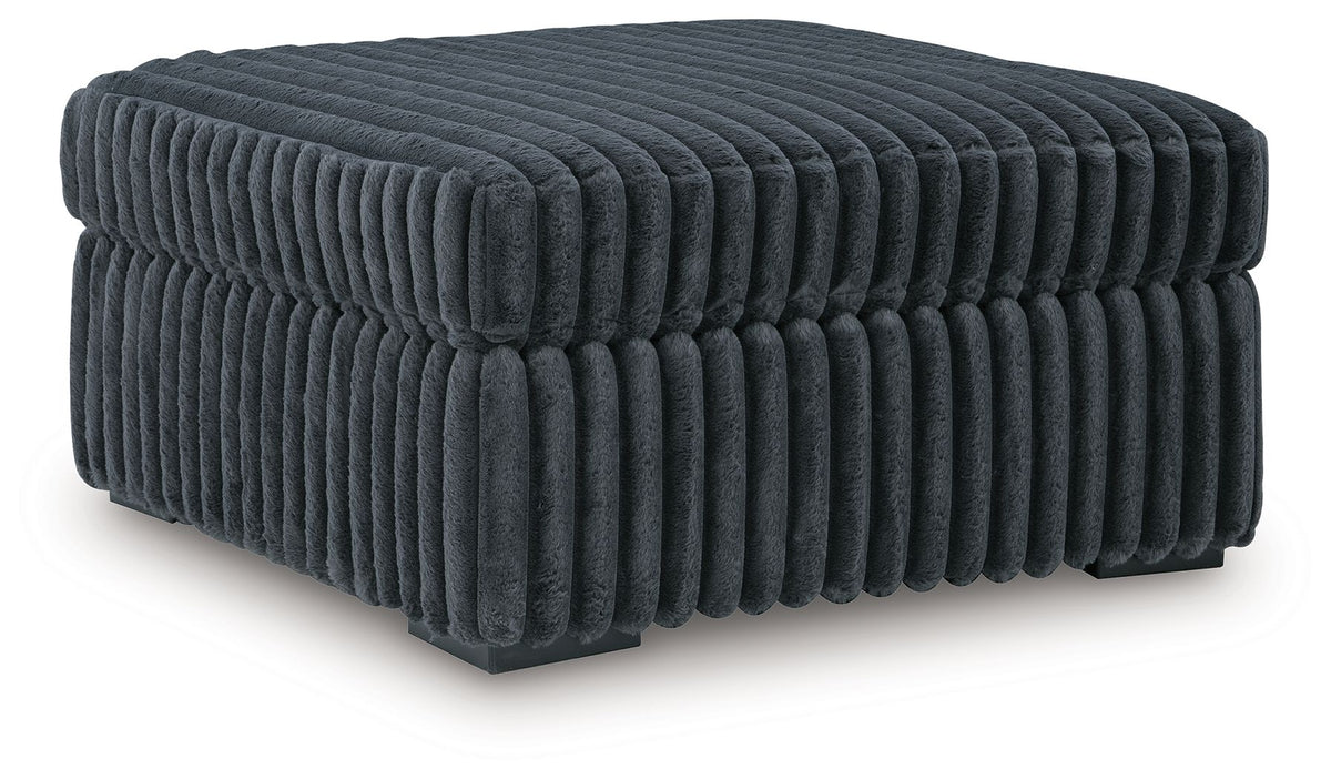 Midnight-Madness - Oversized Accent Ottoman by Ashley – view 3