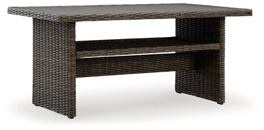 Brook Ranch - Rect Multi-use Table - Brown by Ashley – Dining Tables