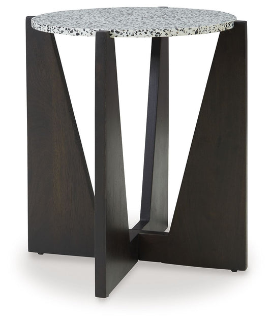 Tellrich - Accent Table - Black / White by Ashley – Accent Tables