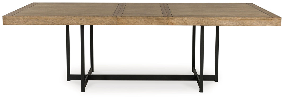 Tomtyn - Rectangular Dining Room Extension Table - Light Brown by Ashley – view 2