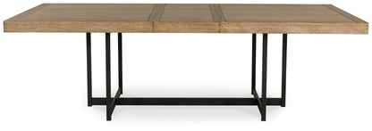 Tomtyn - Rectangular Dining Room Extension Table - Light Brown by Ashley – view 2
