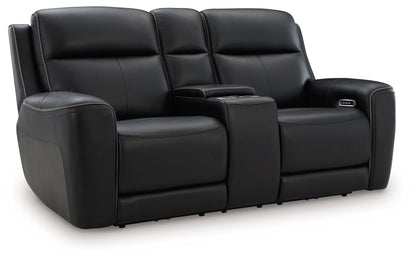 5Z-Comfort - Relaxation - Power Reclining Loveseat with Console / Adj Headrest by Ashley – view 2