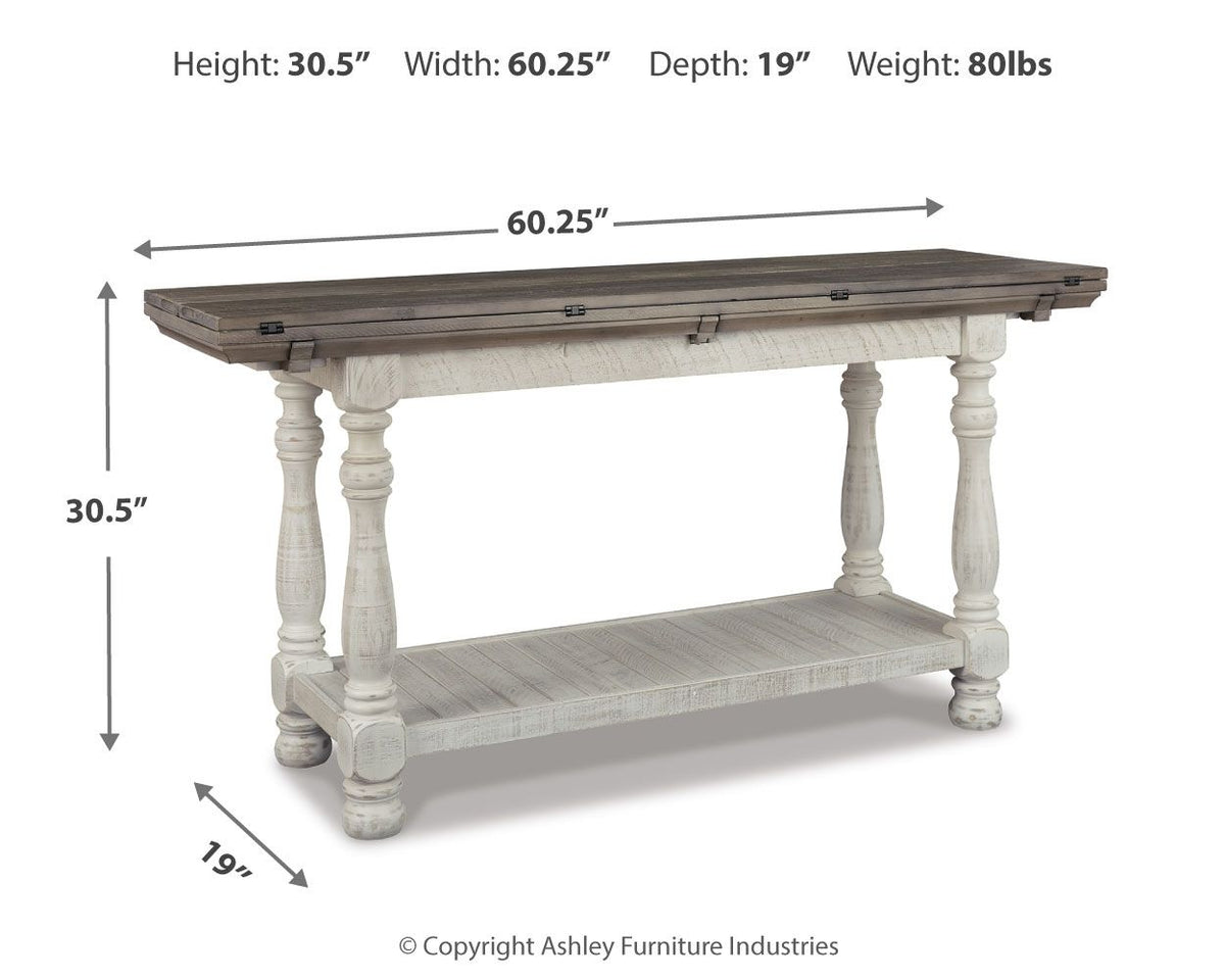 Havalance - Flip Top Sofa Table - Gray / White by Ashley – view 3