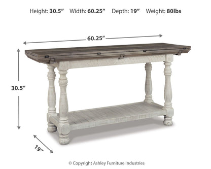 Havalance - Flip Top Sofa Table - Gray / White by Ashley – view 3