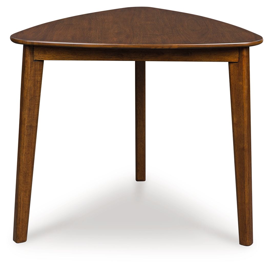 Tameride - Triangle Dining Room Table - Brown by Ashley – view 4